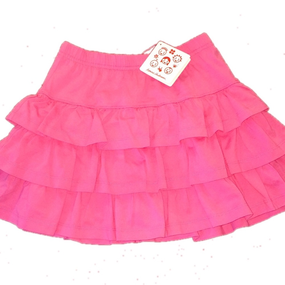 Hanna Andersson pink ruffled skirt